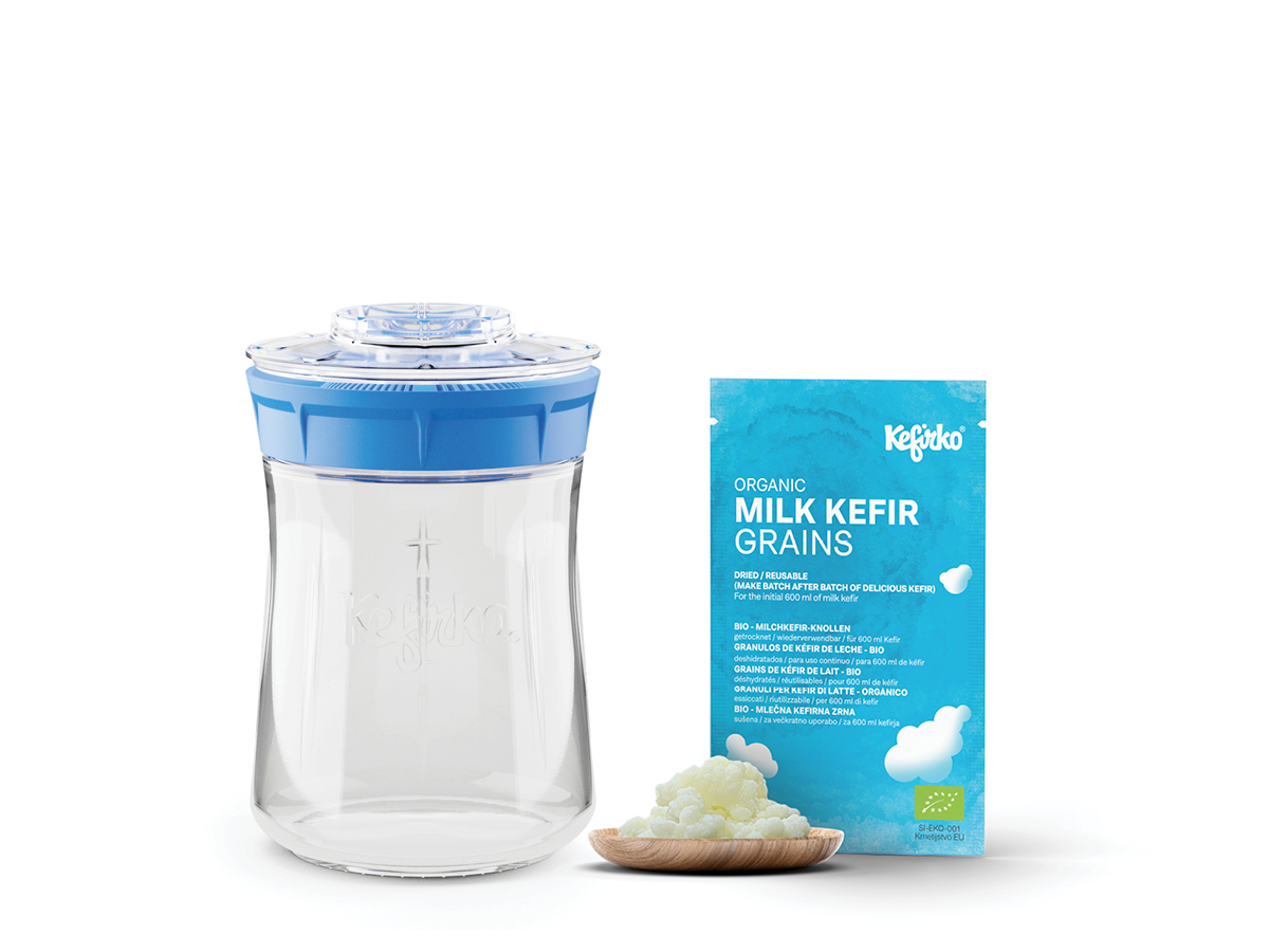 thumbnail image 2 of Milk Kefir Grow Starter Kit – 10g Grains, Complete Recipe Included, Made In France 2 of 4